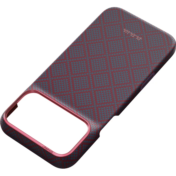 Pitaka Edge Case Argyle MagSafe kryt iPhone 18 Pro Max Blue's Red - Pouzdra - Obrázek ad89f85e922f4c85a0bd1af90bf858d0