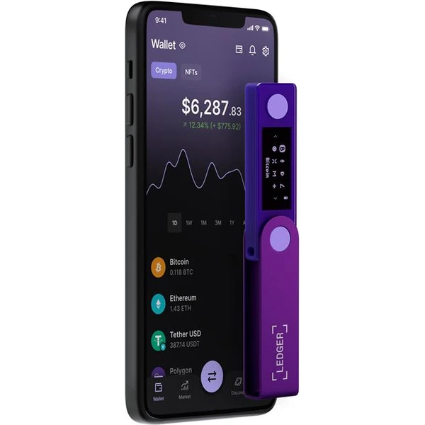 Ledger Nano X krypto peněženka (iOS/Android/Windows/MacOS/Ubuntu) fialová - Krypto peněženky - Obrázek ad9a1477ba174bb08c060111f47d3ebe