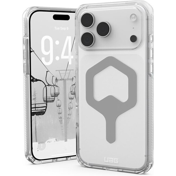 UAG Plyo Magsafe kryt iPhone 17 Pro Max čirý/stříbrný