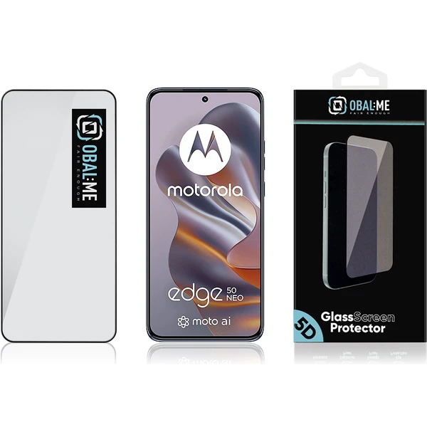 OBAL:ME 5D tvrzené sklo Motorola Edge 50 Neo černé - Ochranné folie a skla - Obrázek adcef2517d9e40268f42f7d4b88d19f4