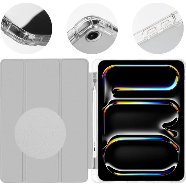MOFT Custodia Snap Per IPad Air 4/5 E IPad Pro 11 (1ª-4ª Gen), Con Portapencil, Compatibile Magic Keyboard, Pelle Vegana