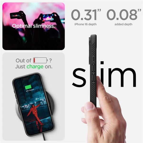Spigen Rugged Armor MagSafe kryt iPhone 16 matte black - Pouzdra - Obrázek ae2f597db687438d971c98108f73912f