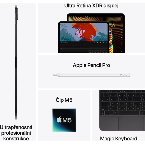 Apple iPad Pro 11" (2025) 256 GB Wi-Fi stříbrný (Další) - Tablety - Obrázek ae3633a2c0f74830a500754faf81f8e0