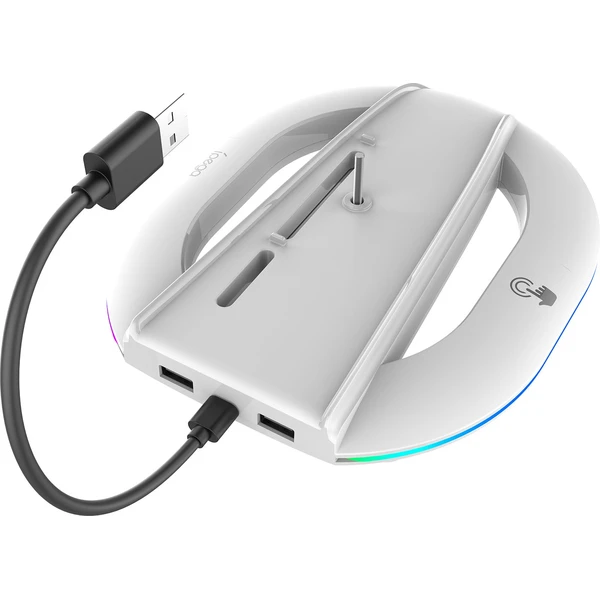 iPega P5S035SA vertikální stojan s USB-A a RGB pro PS5 Slim/PS5 Pro bílý - Stojánky - Obrázek ae393c11f5264964802afa3abfc25f62
