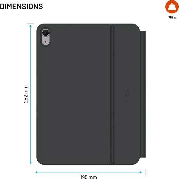 FIXED Typee Alu pouzdro s bezdrátovou klávesnicí iPad 10,9" (2022)/iPad 11" (2025), CZ, černé - Pouzdra s klávesnicí - Obrázek ae50db3fdfbb4354a900989ccb59eb3d