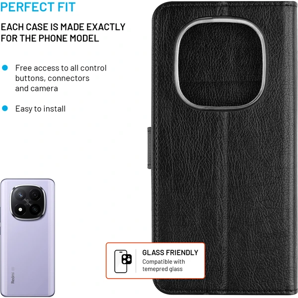 FIXED Opus flipové pouzdro Xiaomi Redmi Note 15 Pro 4G černé - Pouzdra - Obrázek ae5351065aa9487a8ab236b4c7b58fe5