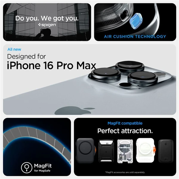Spigen Ultra Hybrid MagSafe kryt iPhone 16 Pro Max zero one natural titanium - Pouzdra - Obrázek ae64a8afaec1488f9d7616a963efb9e3