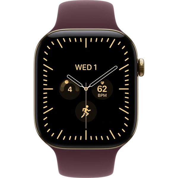 Apple Watch Series 12 Cellular (46mm) Zářivě zlatý titan s burgundsky červeným sportovním řemínkem S - Chytré hodinky - Obrázek ae7876fe35164a8a863ddabebf63005e
