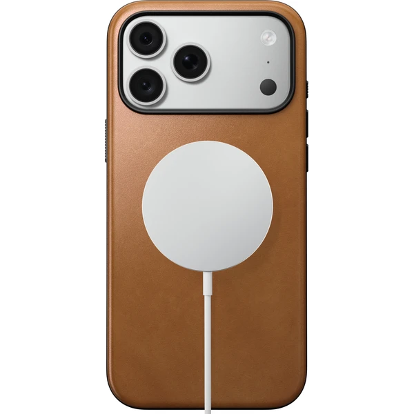 Nomad Modern Leather MagSafe kožený kryt iPhone 17 Pro Max/18 Pro Max English Tan - Pouzdra - Obrázek ae7abd65ef76470e9b319808546375d1