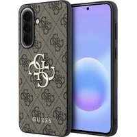 Guess PU 4G Metal Logo kryt Samsung Galaxy A57 hnědý - Pouzdra
