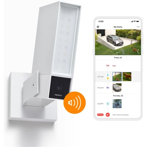 Netatmo Smart Outdoor Camera with Siren inteligentní venkovní kamera bílá - Kamery - Obrázek ae7c9eb4540e469ebc31ef40612de19b