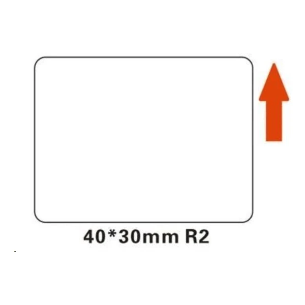 Niimbot štítky R 40x20mm 320ks pro B21, B21S, B3, B1S bílé - Pásky pro štítkovače - Obrázek ae8e322ae6c04619b89d7f76166b29af