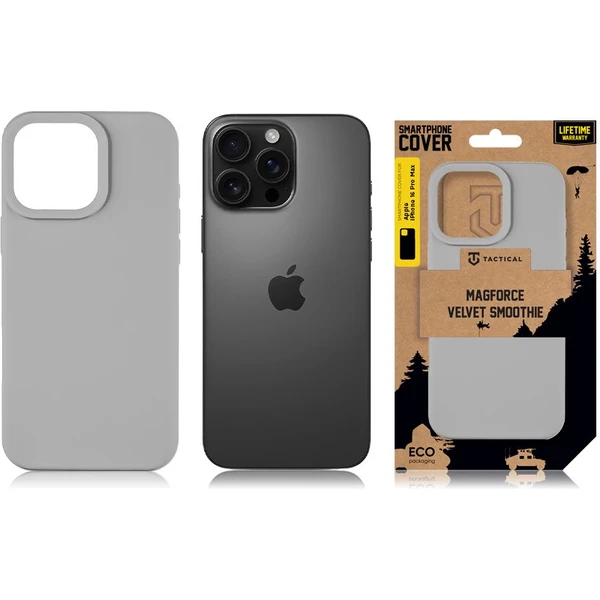 Tactical MagForce Velvet Smoothie Kryt pro Apple iPhone 16 Pro Max Foggy - Pouzdra - Obrázek ae9c17d9374b424c9f459b019fc74764