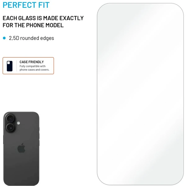 FIXED 2,5D tvrzené sklo Apple iPhone 17, 2ks čiré - Ochranné folie a skla - Obrázek aed6f060d48a4e5c914e6fc45d2c34c4