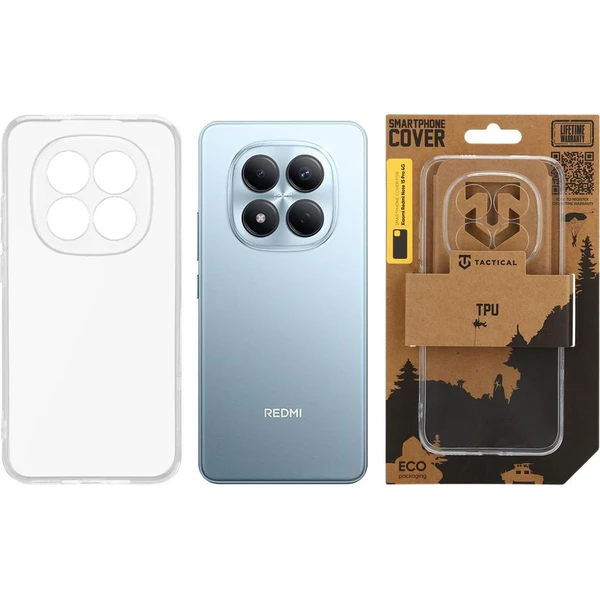 Tactical TPU kryt Xiaomi Redmi Note 15 Pro 4G čirý - Pouzdra - Obrázek af0cdef13ddd4cfaa945fe08e5076a19