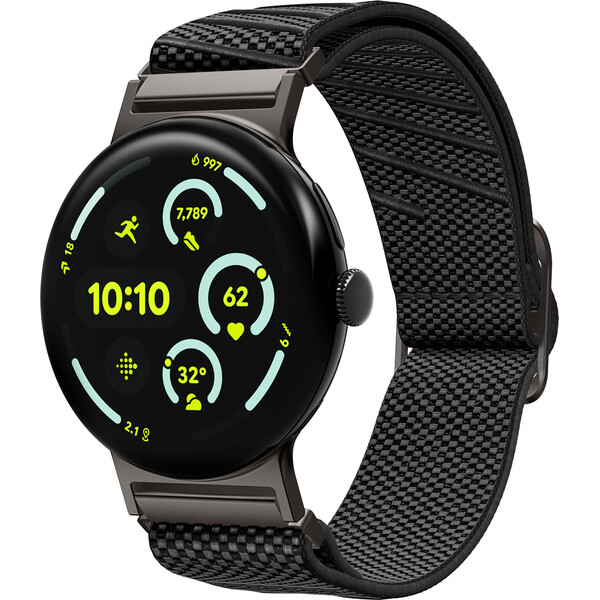 Spigen Lite Fit X V2 řemínek Google Pixel Watch 4/3/2/1 41mm černý