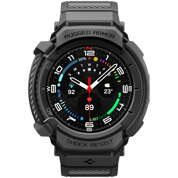 Spigen Rugged Armor Pro kryt s řemínkem Galaxy Watch8 Classic (46mm) matně černý - Pouzdra - Obrázek af2caa8793ea491a8e55318d98e5bdae