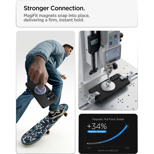 Spigen Liquid Air MagSafe kryt Samsung Galaxy S26 Ultra matně černý - Pouzdra - Obrázek af4768e32b3f454bbd823a8ffa9c2911