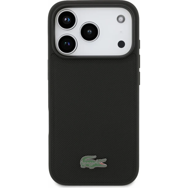 Lacoste PVC Iconic Petit Pique Metal Logo MagSafe kryt iPhone 18 Pro černý - Pouzdra - Obrázek af6e375e8c8a4b8eb7416de0a7157d37