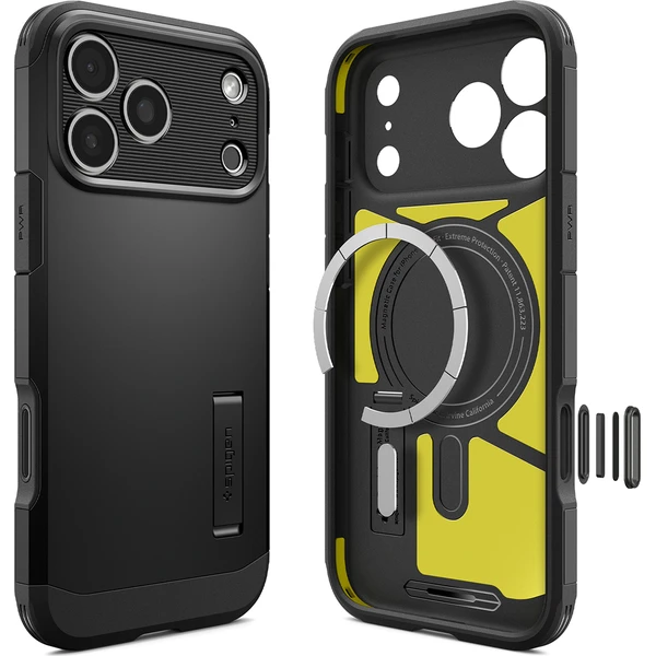 Spigen Tough Armor T MagSafe kryt iPhone 18 Pro Max/17 Pro Max black - Pouzdra - Obrázek af7bf2d51e3e43bfa57834c5016f44b0