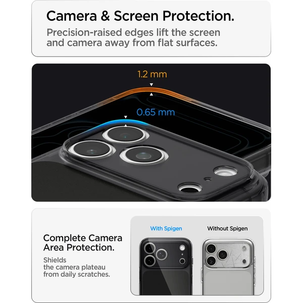 Spigen Ultra Hybrid T MagSafe kryt iPhone 18 Pro/17 Pro matte black - Pouzdra - Obrázek af963ea973d24f60a0b9935371eed3a7
