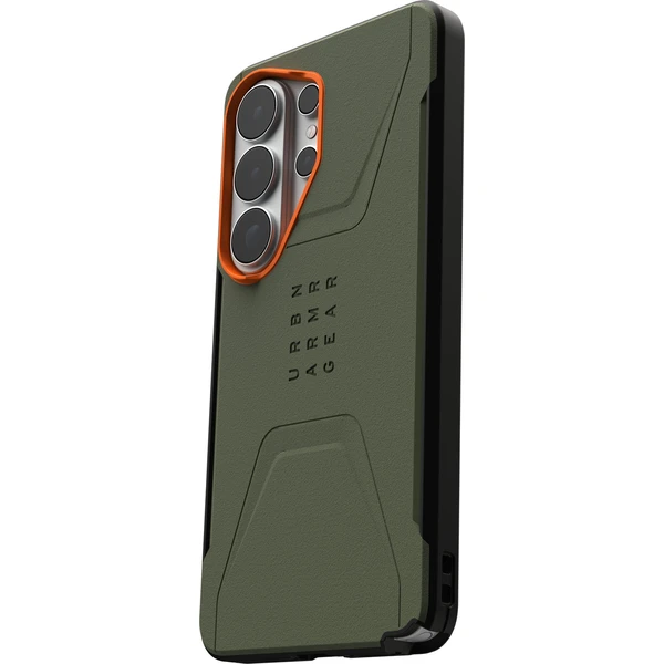 UAG Civilian MagSafe kryt Samsung Galaxy S26 Ultra zelený/oranžový - Pouzdra - Obrázek af9e5d0324d54c609cd2fa6e6090280e