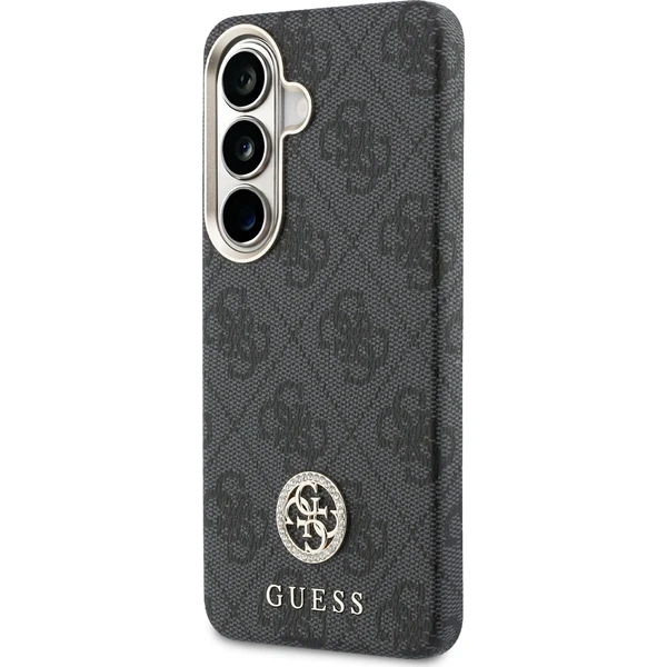 Guess PU Leather 4G Strass Logo Gold Frame Magnetic kryt Samsung Galaxy S26 černý - Pouzdra - Obrázek afb3c7e47e7a4505baff4851822c9f33