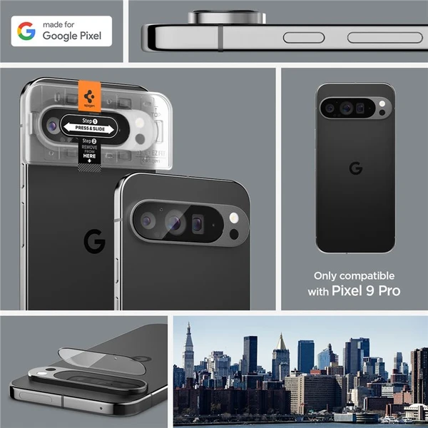Spigen Glass tR EZ Fit Optik 2 Pack tvrzené sklo na fotoaparát Google Pixel 9 Pro čiré - Ochranné folie a skla - Obrázek afc2d9267ceb42eb8715c532319bab63