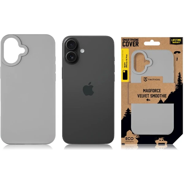 Tactical MagForce Velvet Smoothie Kryt pro Apple iPhone 16 Plus Foggy - Pouzdra - Obrázek afda201ad3a24df2b3a986e8cb13ef30