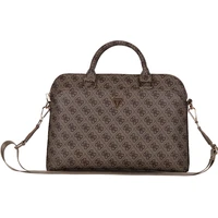 Guess PU 4G Triangle Logo taška na notebook 13-15" hnědá - Kabelky