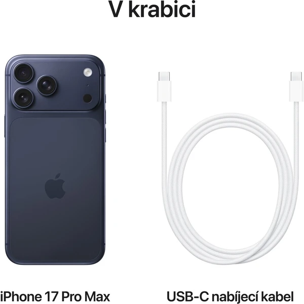Apple iPhone 17 Pro Max 256GB temně modrý (Kategorie B) - Mobilní telefony - Obrázek afe2e1ca38f0443188704792e77db5ae