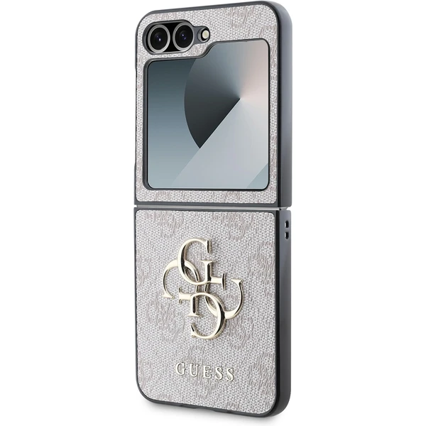 Guess PU 4G Metal Logo kryt Samsung Galaxy Z Flip 6 růžový - Pouzdra - Obrázek afe9880a3ad848968e63659a3fa0f09d