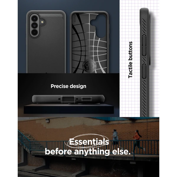 Spigen Rugged Armor kryt Samsung Galaxy A37 5G matte black - Pouzdra - Obrázek b00b82d25f4c4f87bd1a01ebd8985ce2