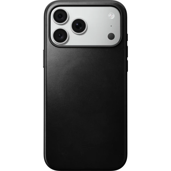 Nomad Modern Leather (Horween) MagSafe kožený kryt iPhone 17 Pro Max/18 Pro Max Black - Pouzdra - Obrázek b0466ebb2e12453793acaff063b5b441