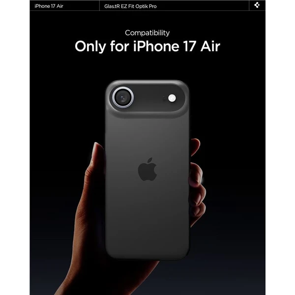 Spigen Glass tR EZ Fit Optik Pro skla iPhone Air gray (2 ks) - Ochranné folie a skla - Obrázek b067588d0d5c4f9ea65bf33e1e5f9559