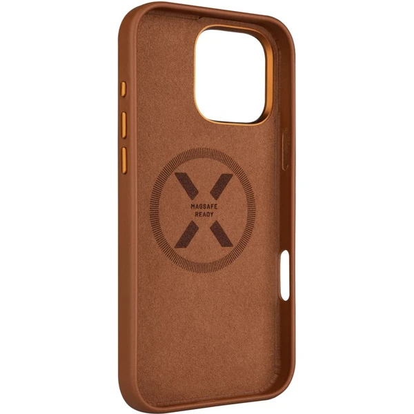 FIXED MagLeather kožený kryt s MagSafe Apple iPhone 16 Pro Max hnědý - Pouzdra - Obrázek b0ae3e19e8a24e11b42f4fd024bc1f08
