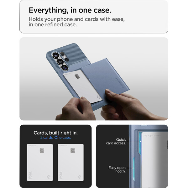 Spigen Slim Armor CS kryt Samsung Galaxy S26 Ultra modrý - Pouzdra - Obrázek b0d7617e82524a7aafa67a779074d440