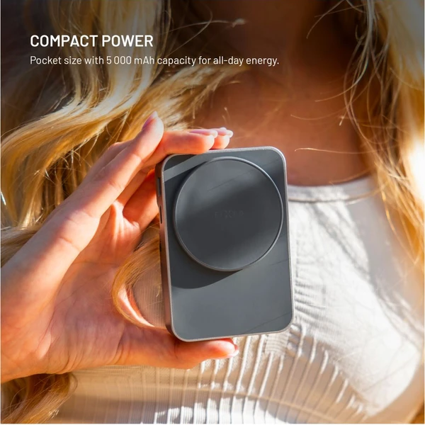 FIXED MagZen 5 Stand MagSafe powerbanka 5000 mAh se stojánkem (20W) šedá - Powerbanky - Obrázek b0f1e48be97a4083916c2f8d59326f3f