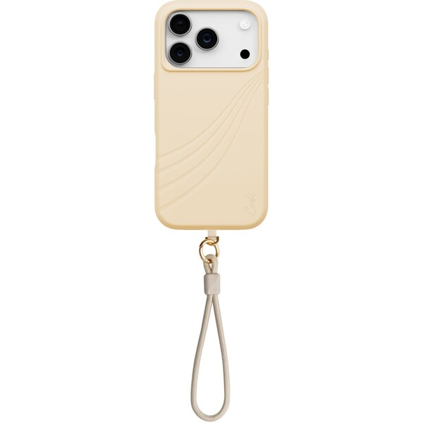 UNIQ Coehl Serina MagSafe kryt s řemínkem iPhone 17 Pro Milk Sand