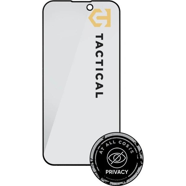 Tactical Glass Shield Privacy Stealth 5D sklo Apple iPhone 15/16 černé - Ochranné folie a skla - Obrázek b115ea8987e046bc83eaa9af2c7835b9