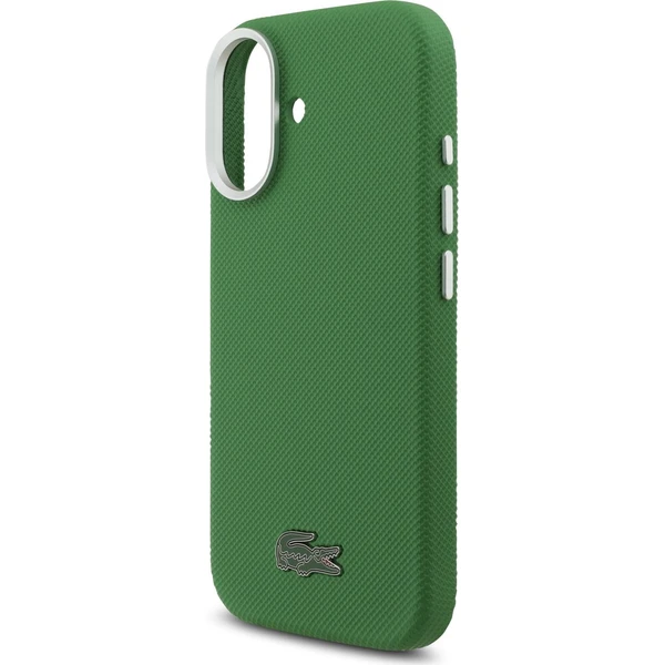 Lacoste Iconic Petit Pique Metal Logo MagSafe kryt iPhone 17 zelený - Pouzdra - Obrázek b11fbcb6f70f4528b4d4dfd81f4efe27
