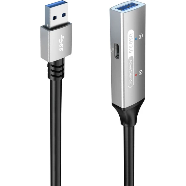 PremiumCord USB-A/USB-A repeater a prodlužovací kabel 15m černý - Kabely a redukce - Obrázek b12accf762c946bb86a668daa3fc990e