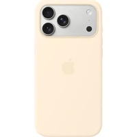 Apple silikonový kryt s MagSafe na iPhone 17 Pro Max vanilkový - Pouzdra