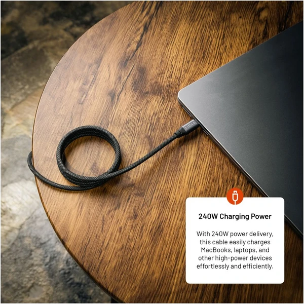 FIXED USB-C/USB-C magnetický napájecí kabel 240W 1,2m šedý - Kabely a redukce - Obrázek b13450262a7d48ce8458a4c2e85d071d