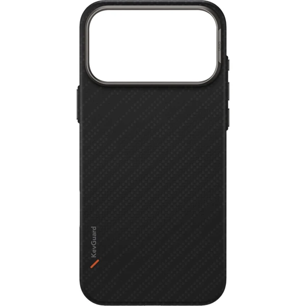 UNIQ Keva Edge MagClick MagSafe kryt iPhone 17 Pro Max Carbon Black - Pouzdra - Obrázek b13ef3eca9b84354adc4b3344ef203f8