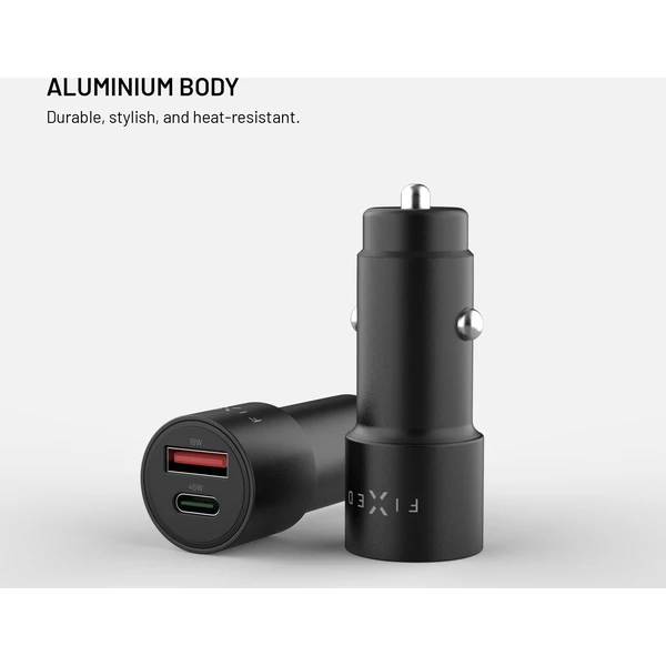 FIXED (63W) autonabíječka s USB-C/USB-A, PD 3.0, černá - Nabíječky - Obrázek b13ff22df6964d508ae69c31c0687309