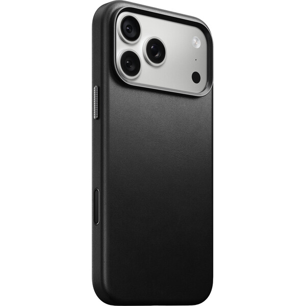 Nomad Traditional Leather MagSafe kožený kryt iPhone 18 Pro Max Black