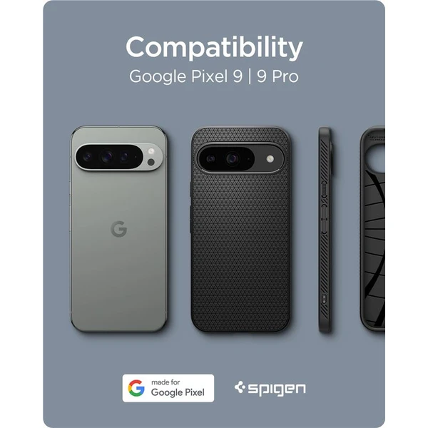 Spigen Liquid Air kryt Google Pixel 9 Pro/Pixel 9 matně černý - Pouzdra - Obrázek b187ebed6aff4b2d97f3395074f51fc0