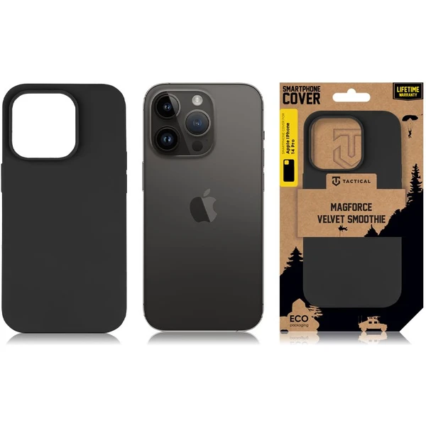 Tactical MagForce Velvet Smoothie Kryt pro Apple iPhone 14 Pro Asphalt - Pouzdra - Obrázek b1a6e58fb8ef4c1a83f715bb5e93adb4