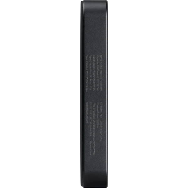 Pitaka Powerbanka (15W), 10000mAh, Qi2/MagSafe, Black/Grey - Powerbanky - Obrázek b1af20b824024058b9b925a7e3ea8995
